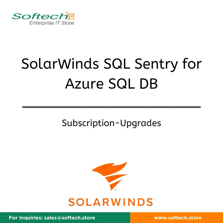 Upgrade to SolarWinds SQL Sentry for Azure SQL DB per database  - Subscription Upgrade (Expires on same day as existing Subscription) - SolarWinds SQL Sentry for Azure SQL DB