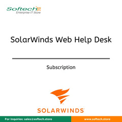 SolarWinds Web Help Desk Per Technician License  - Annual Subscription