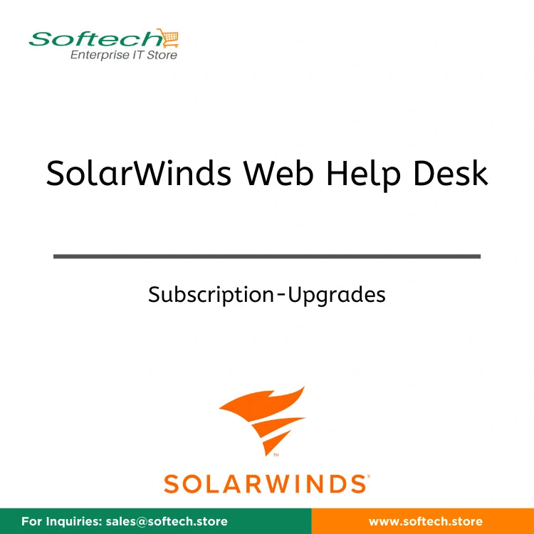 SolarWinds Web Help Desk - Additional User - Annual Subscription Upgrade (Expires on same day as existing seats) - SolarWinds Web Help Desk