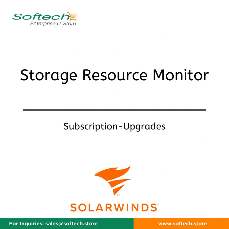 Upgrade to SolarWinds Storage Resource Monitor  - Subscription Upgrade (Expires on same day as existing Subscription) - Storage Resource Monitor