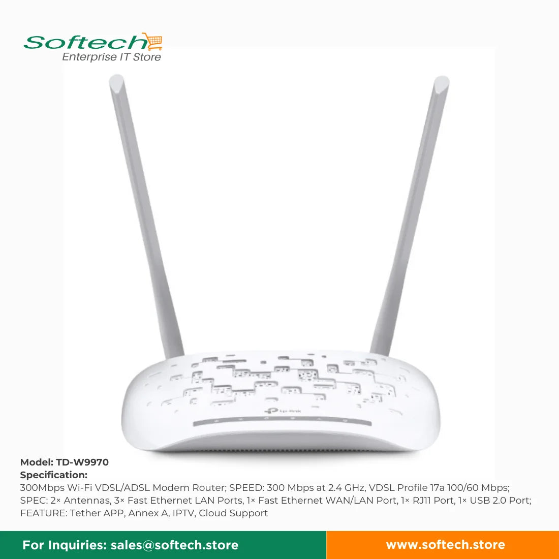 TP-LINK SOHO xDSL Modem Router