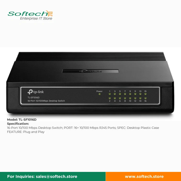 TP-LINK FESTA Unmanaged 16/24/48P 10/100M Switch