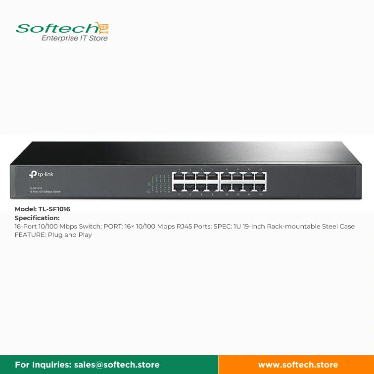 TP-LINK BUSINESS SERIES Unmanaged 16/24/48P 10/100M Switch