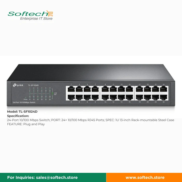 TP-LINK FESTA Unmanaged 16/24/48P 10/100M Switch