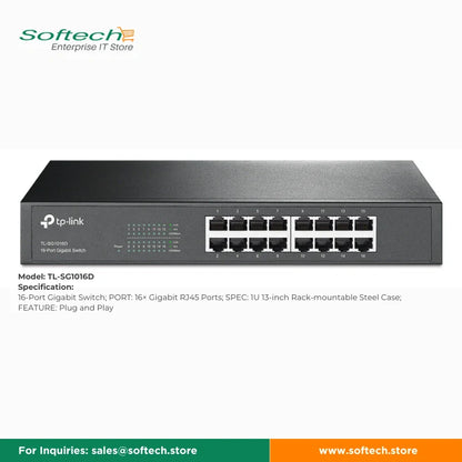 TP-LINK FESTA Unmanaged 16/24/48P Giga-Switch