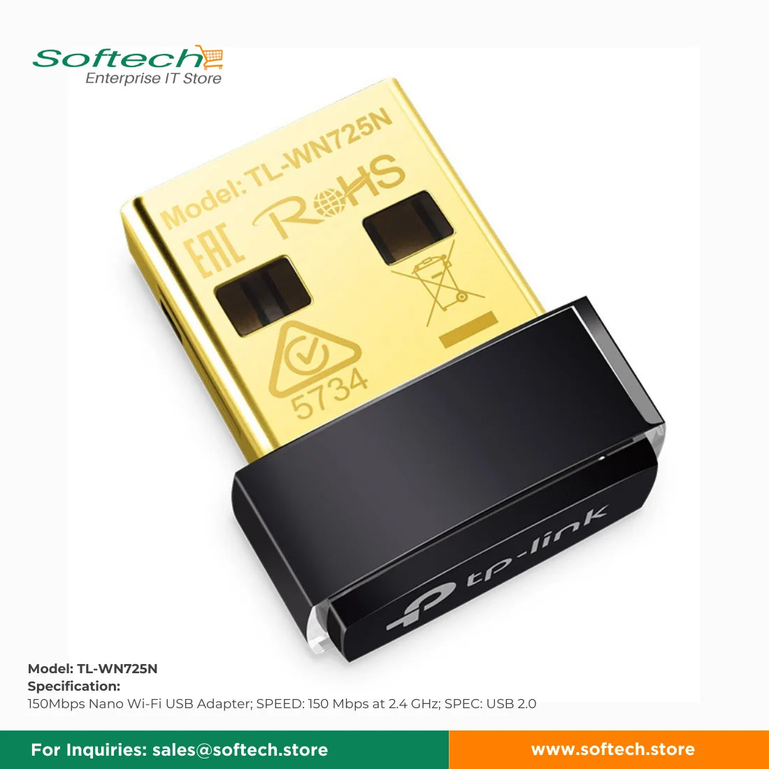 TP-LINK SOHO Wi-Fi 4 USB Adapter