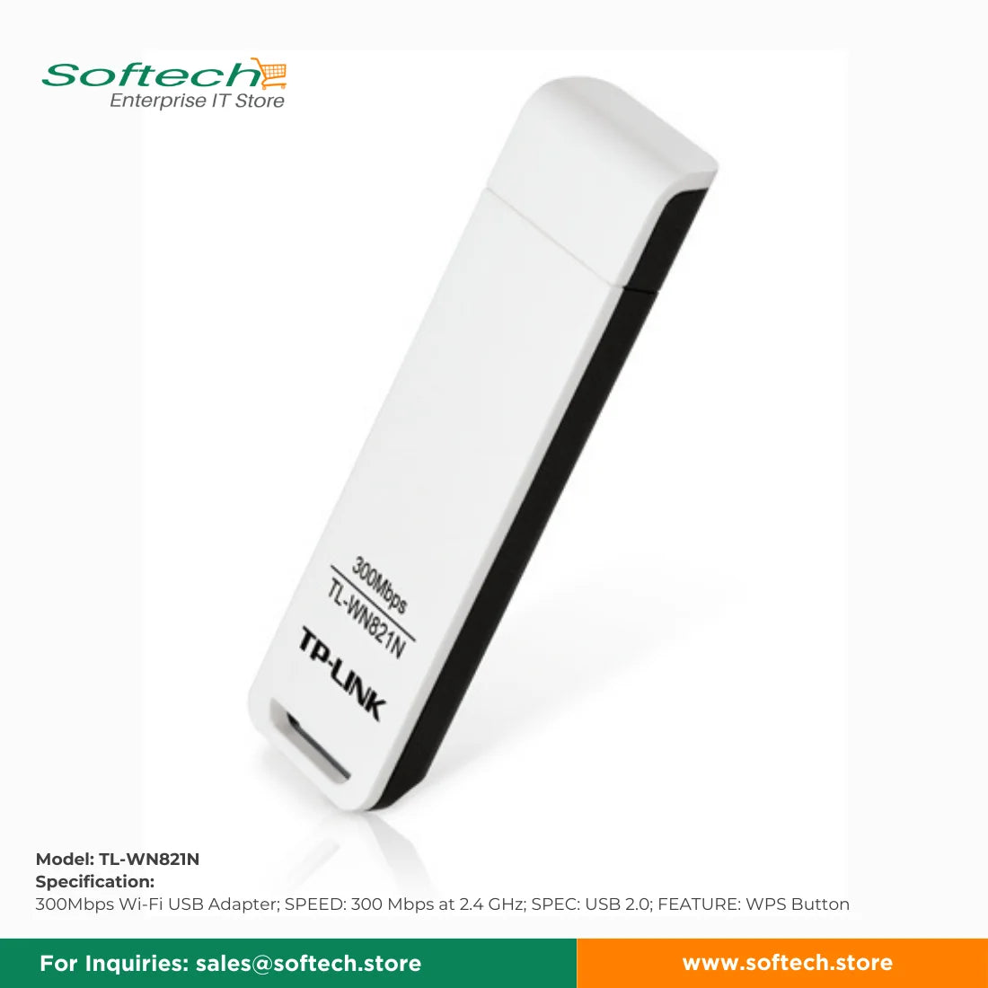 TP-LINK SOHO Wi-Fi 4 USB Adapter