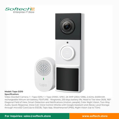 TP-LINK TAPO Smart Video Doorbell
